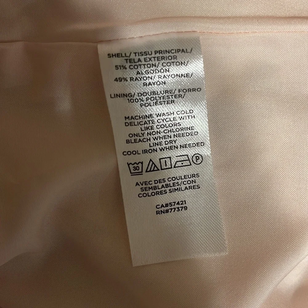 Pink & Green Ann Taylor Factory Pencil Skirt w/ Lining Size 16 - Picture 6 of 6